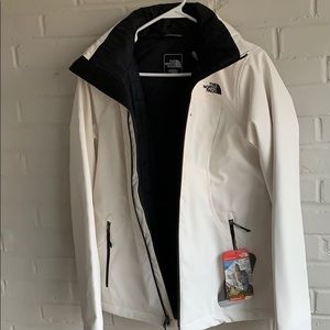 North Face white jacket